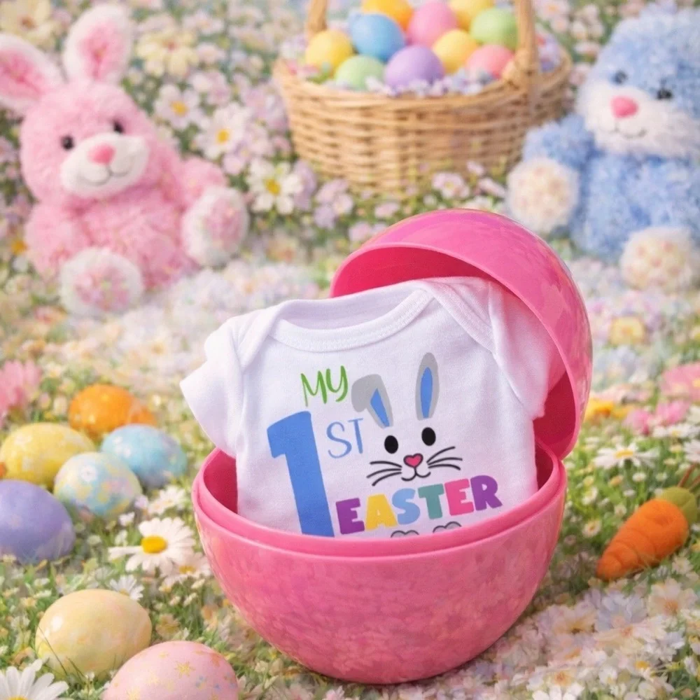 Infant Easter Basket – Vintage Cookie Monster, Booties,